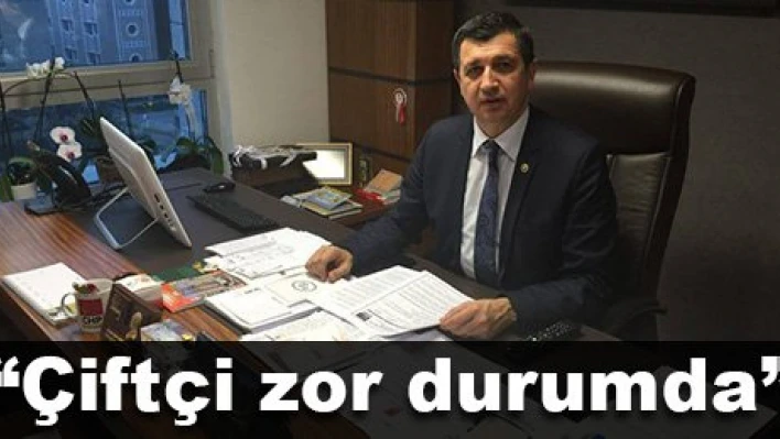 'Çiftçi borçlarını ödeyemiyor'