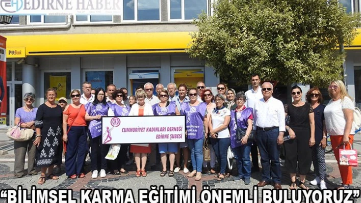 'Bilimsel karma eğitimi önemli buluyoruz'