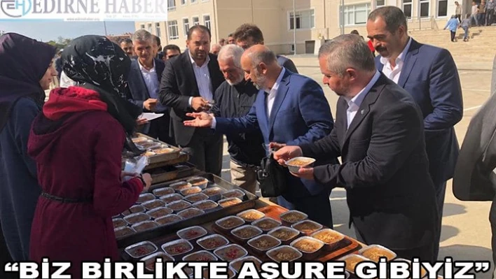 'Biz birlikte Aşure gibiyiz'