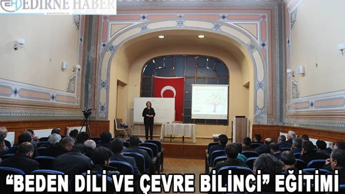 İmamlara 'beden dili ve çevre bilinci' eğitimi