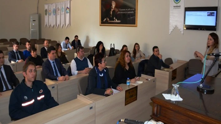 Belediye'den personele eğitim