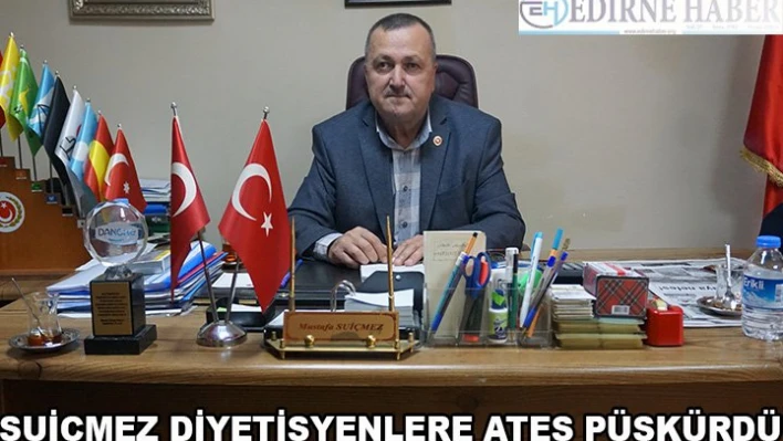 Suiçmez, diyetisyenlere ateş püskürdü