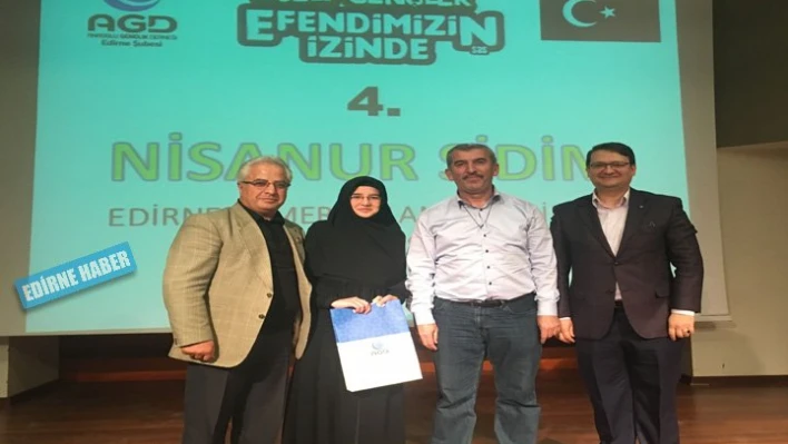 Ödüllerini aldılar