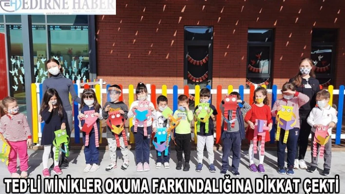 TED'li minikler okuma farkındalığına dikkat çekti