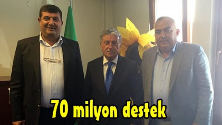 70 milyon destek