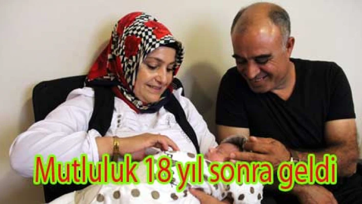 18 yıl sonra çocuk sahibi oldular