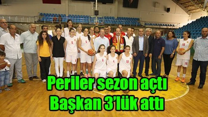 Başkan 3'lük attı
