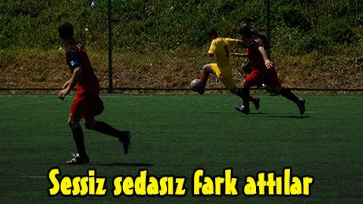 Sessiz sedasız fark attılar