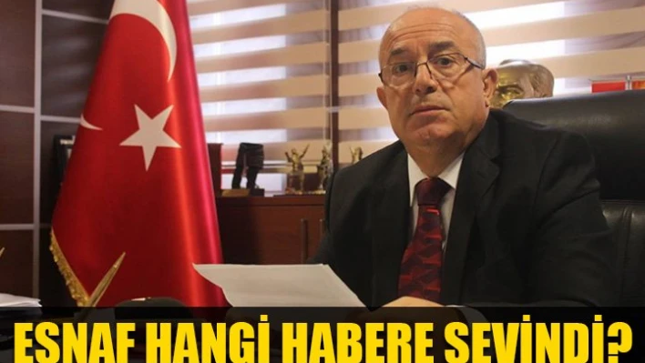 'Esnaf mutlu oldu'