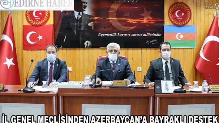  Azerbaycan'a bayraklı destek