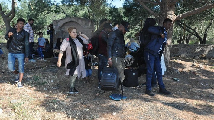Sahilde yakalandılar