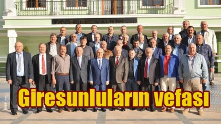 Giresunlular unutmadı