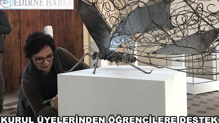 Kurul üyelerinden öğrencilere destek