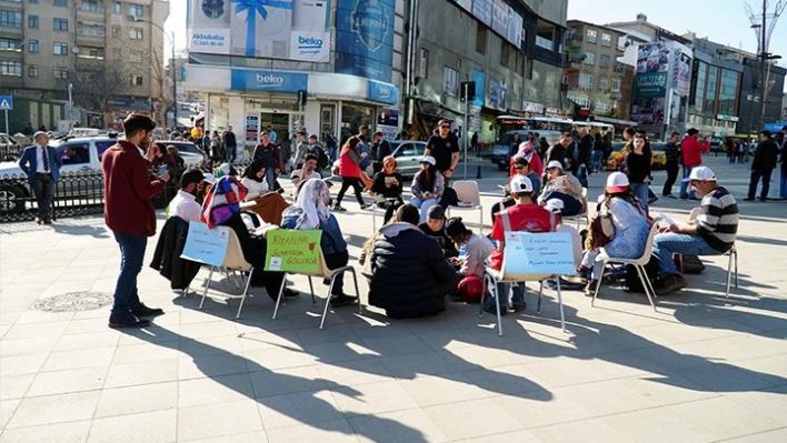 Gönüllüler etkinlik düzenledi