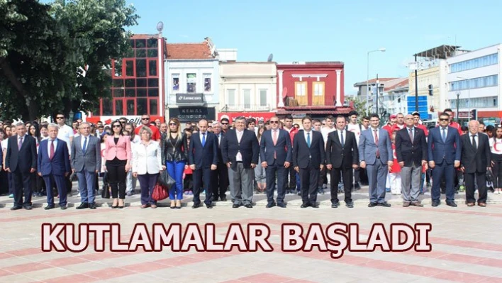 Gençlik haftası kutlamaları başladı