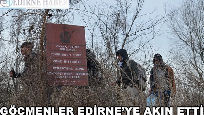 Göçmenler Edirne'ye Akın Etti