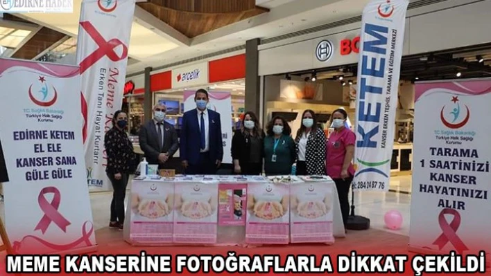 Meme kanserine fotoğraflarla dikkat çekildi