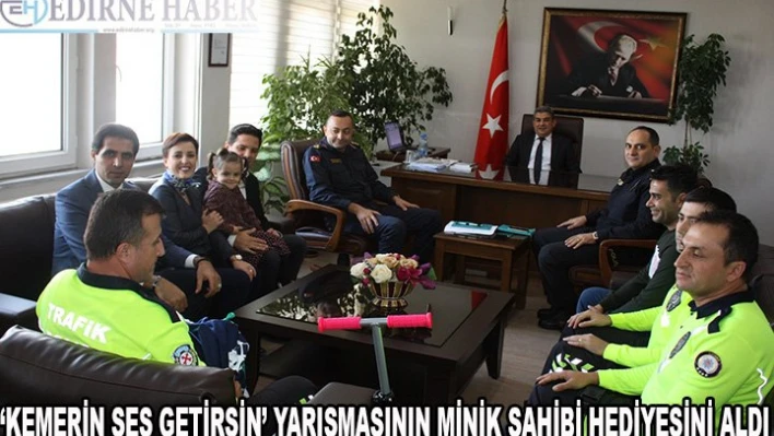 İnci Yavuz'a, scooter hediye edildi