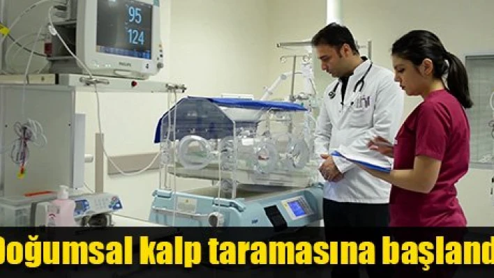 Bebeklere kalp taraması
