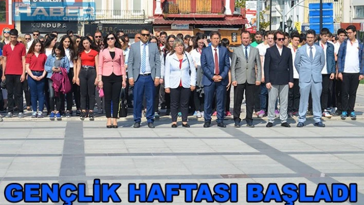 Gençlik haftası başladı