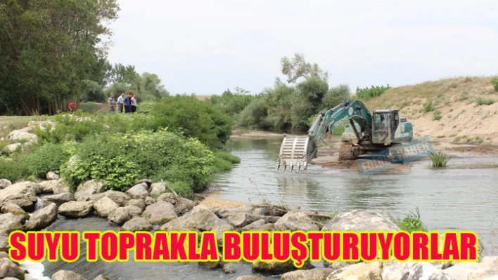Suyu, tarla ile buluşturuyorlar