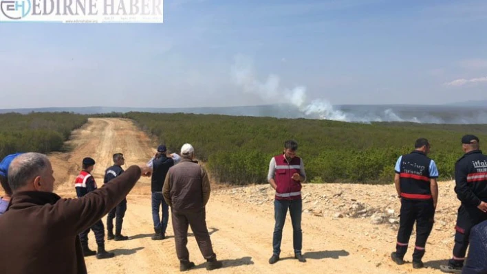 Ormanlık alanda çıkan yangın söndürüldü