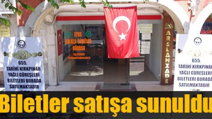 Biletler satışta
