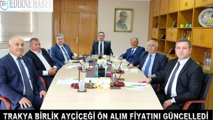 Trakya Birlik ayçiçeği ön alım fiyatını açıkladı