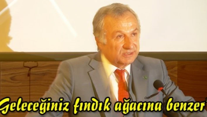'Geleceğiniz fındık ağacına benzer'