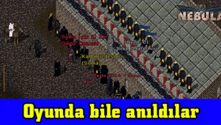 Oyunda bile anıldılar