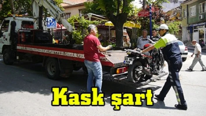 Kask şart