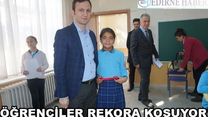 Öğrenciler rekora koşuyor