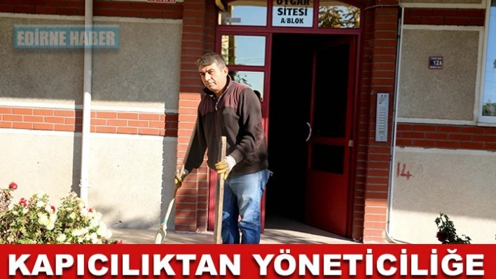 Apartman yöneticisi oldu