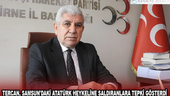 Tercan, Samsun'daki Atatürk heykeline saldıranlara tepki gösterdi