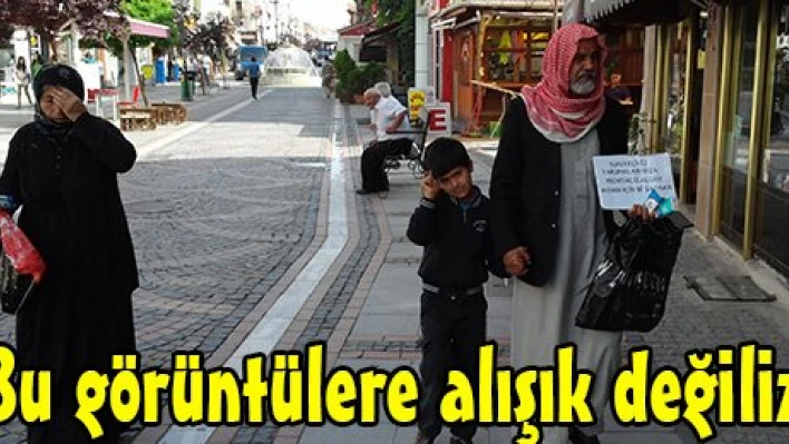 Bu görüntülere alışık değiliz