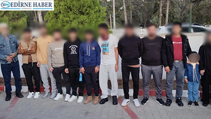 12 düzensiz göçmen yakalandı