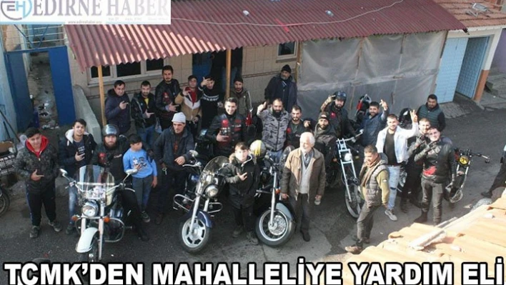 TCMK'DEN MAHALLELİYE YARDIM ELİ