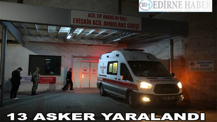 Edirne'de minibüs devrildi: 13 yaralı