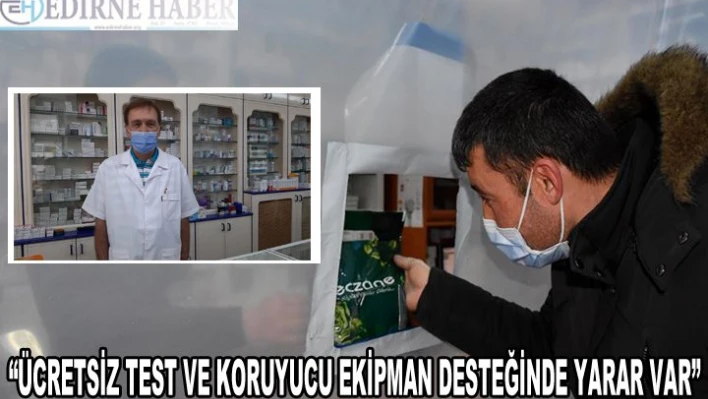 'ÜCRETSİZ TEST VE KORUYUCU EKİPMAN DESTEĞİNDE YARAR VAR'