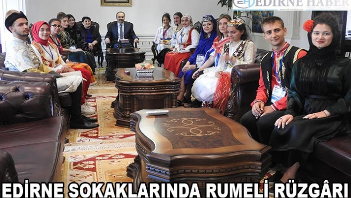 Edirne sokaklarında Rumeli Rüzg&acircrı