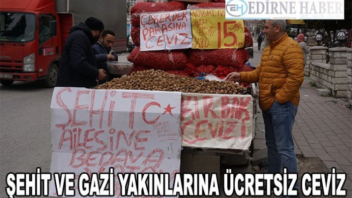ŞEHİT VE GAZİ YAKINLARINA ÜCRETSİZ 