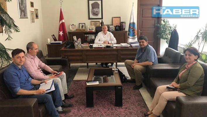 İşbilen'e makamında ziyaret