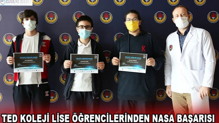 TED Koleji lise öğrencilerinden NASA başarısı