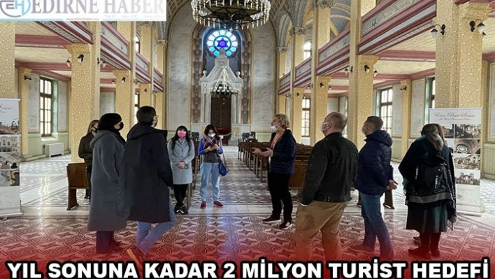 Yıl sonuna kadar 2 milyon turist hedefi
