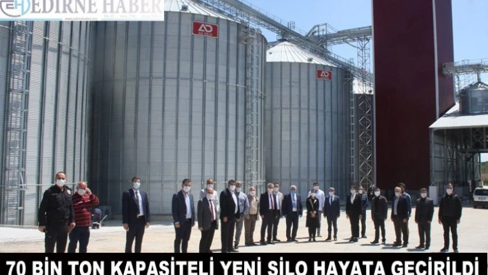  70 bin ton kapasiteli yeni silo hayata geçirildi