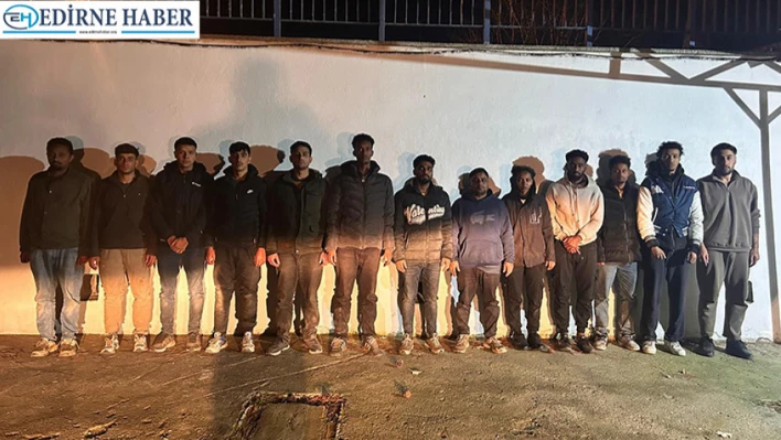 16 düzensiz göçmen yakalandı