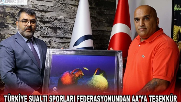 Türkiye Sualtı Sporları Federasyonundan AA'ya teşekkür