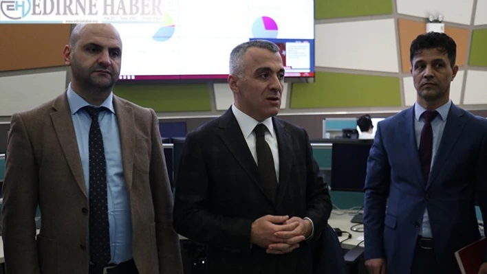 Bilgin, 112 Acil Çağrı Merkezini ziyaret etti