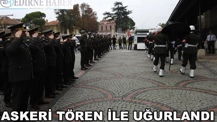 Kıbrıs Gazisine askeri tören