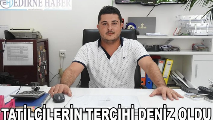 TATİLCİLERİN TERCİHİ DENİZ OLDU